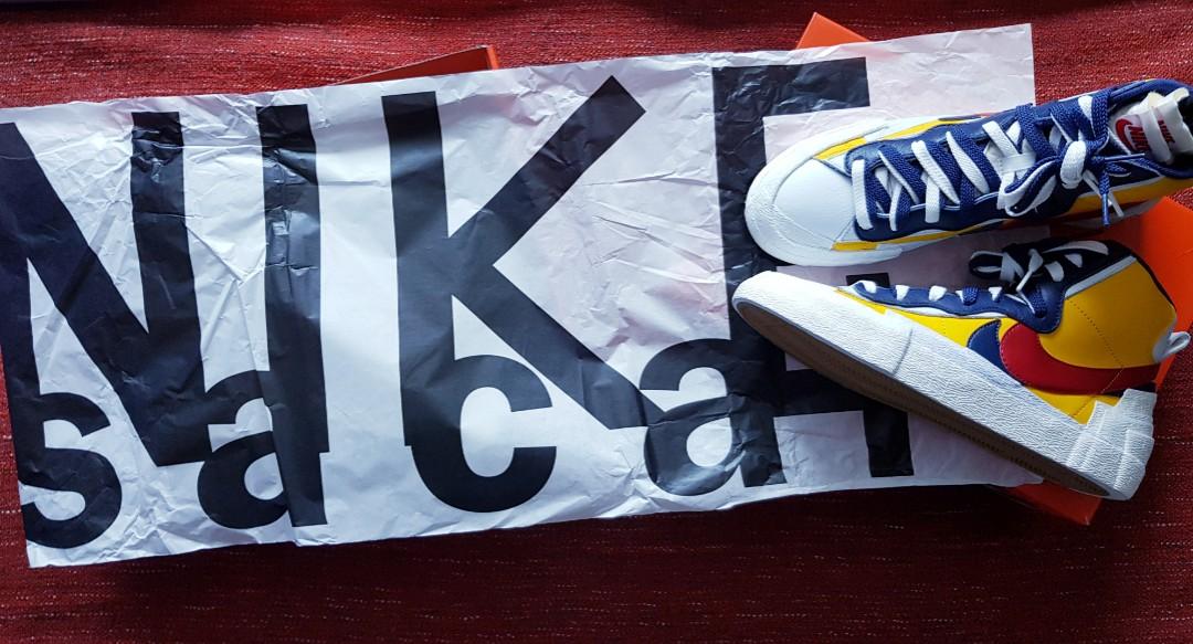 sacai x nike blazer high