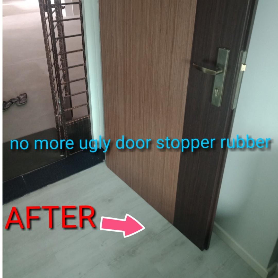 SMART SLIDE ARM DOOR STOPPER / SMART DOOR STOPPER, Furniture & Home