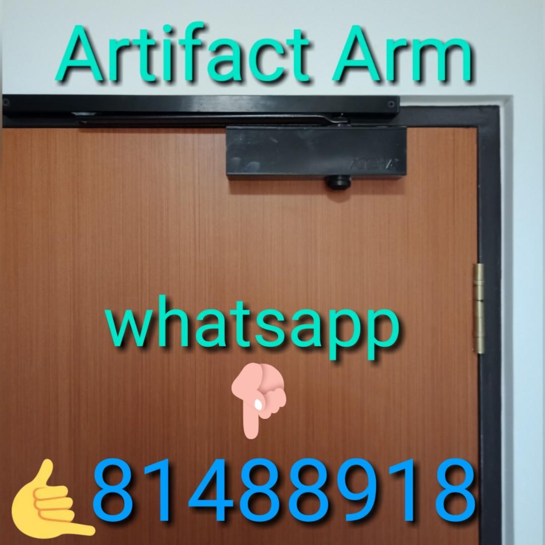 SMART SLIDE ARM DOOR STOPPER / SMART DOOR STOPPER, Furniture & Home