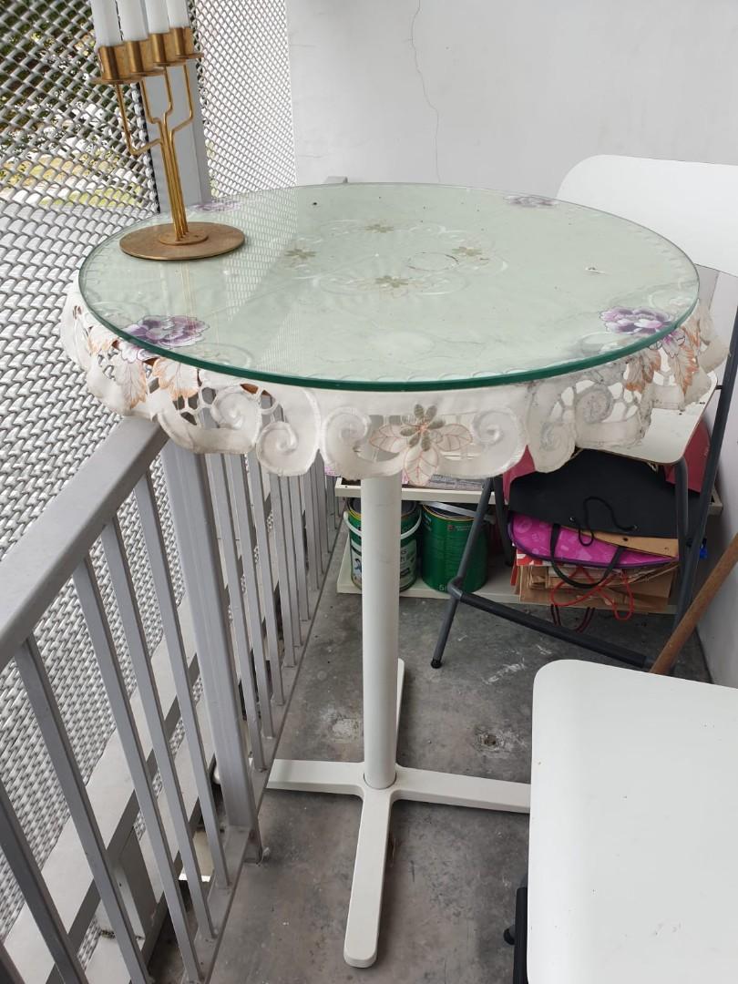Tall Table With 2 High Chairs Furniture Tables Chairs On Carousell