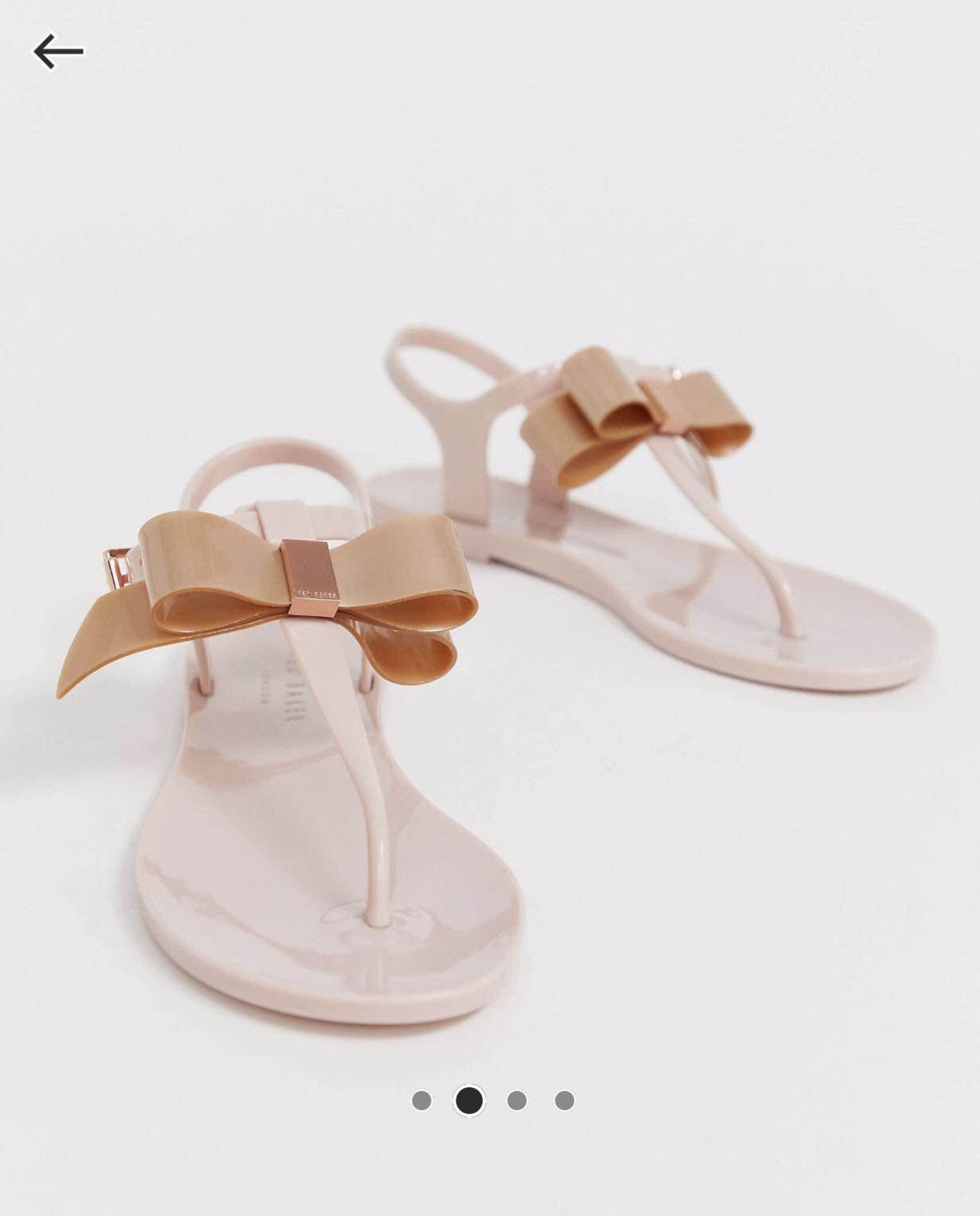 Ted baker pink bow deals sandals