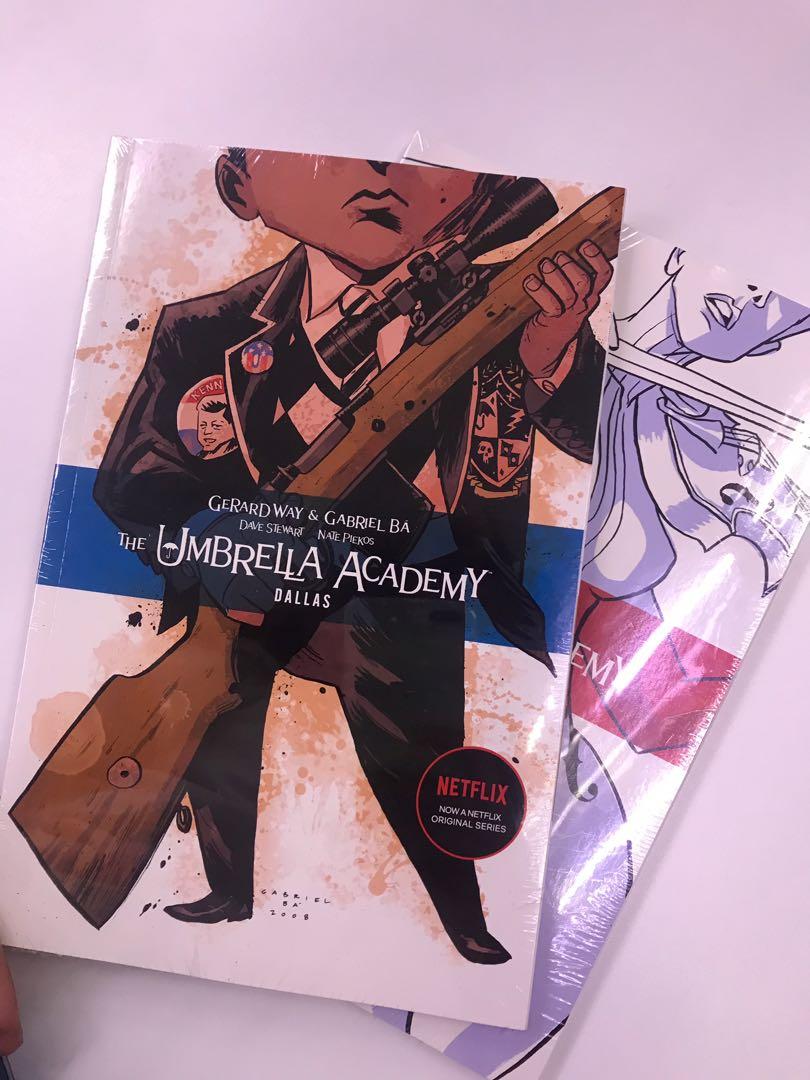 The Umbrella Academy (Category: Comics & Manga) located in Taguig. Submitted by bbbeyondph (Listing ID 245444924, Image 2). Description: The Umbrella Academy Comics Vol 1 - 1 copy Vol 2- 2 copies available Meetup BGC area .