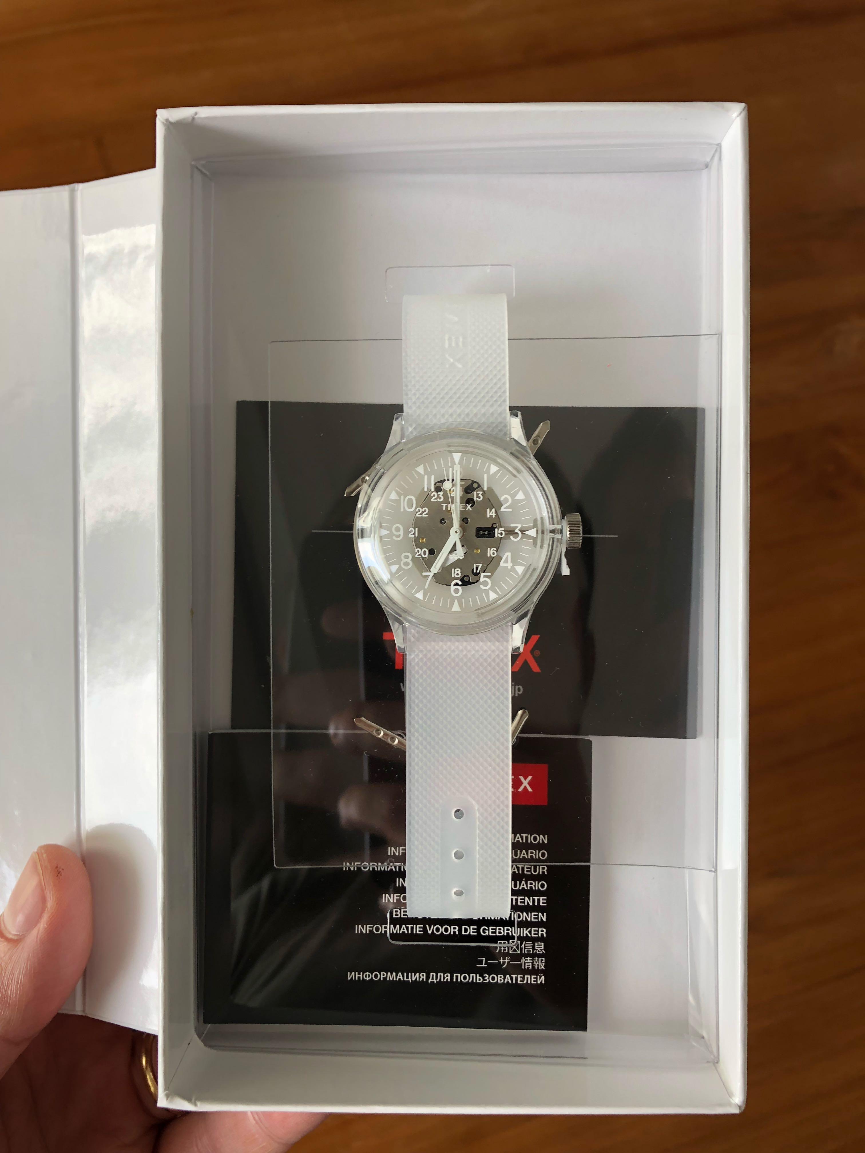 Timex Beams Boy Clear Watch Luxury Watches On Carousell
