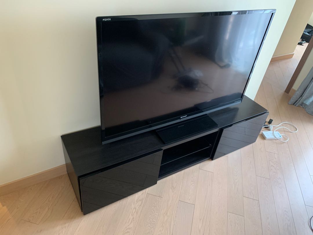 TV / tray Ikea Besta, 傢俬＆家居, 傢俬, 櫃子、組合櫃及置物架 Carousell