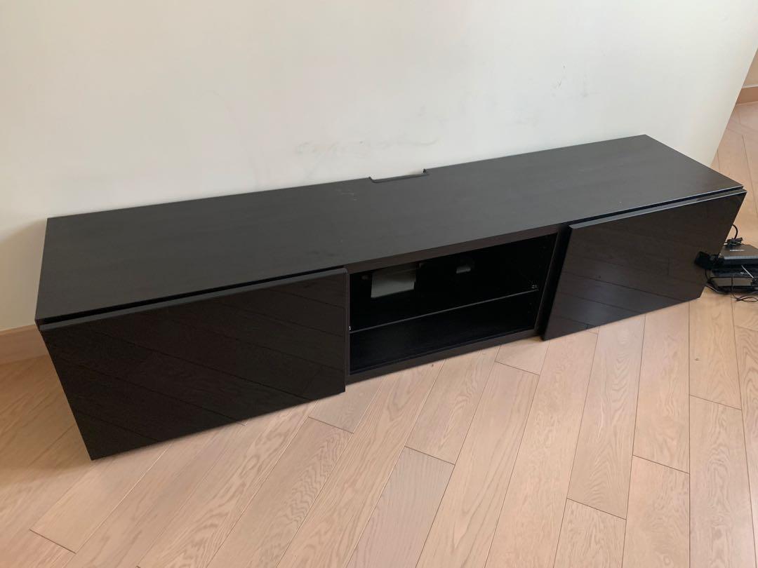 TV / tray Ikea Besta, 傢俬＆家居, 傢俬, 櫃子、組合櫃及置物架 Carousell