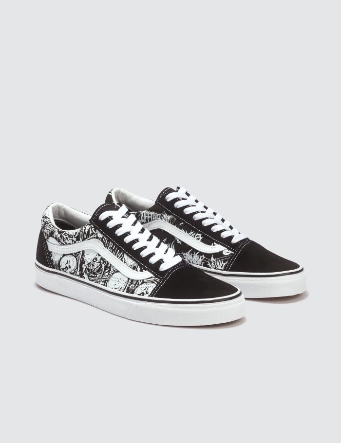 vans old skool skulls