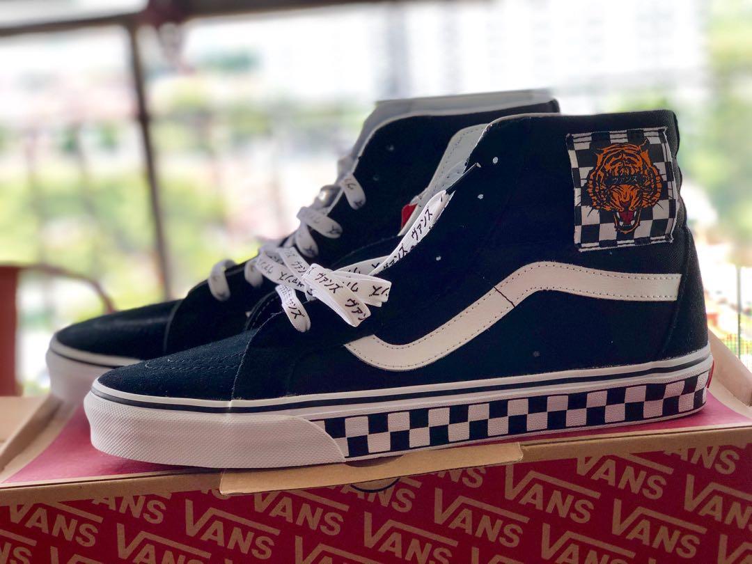 Vans Sk8 Hi Reissue Tiger Check