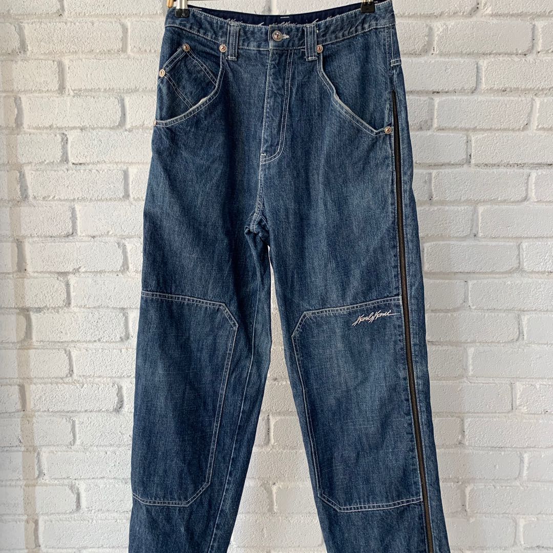 Vintage Karl Kani Side Tape Jeans, Men