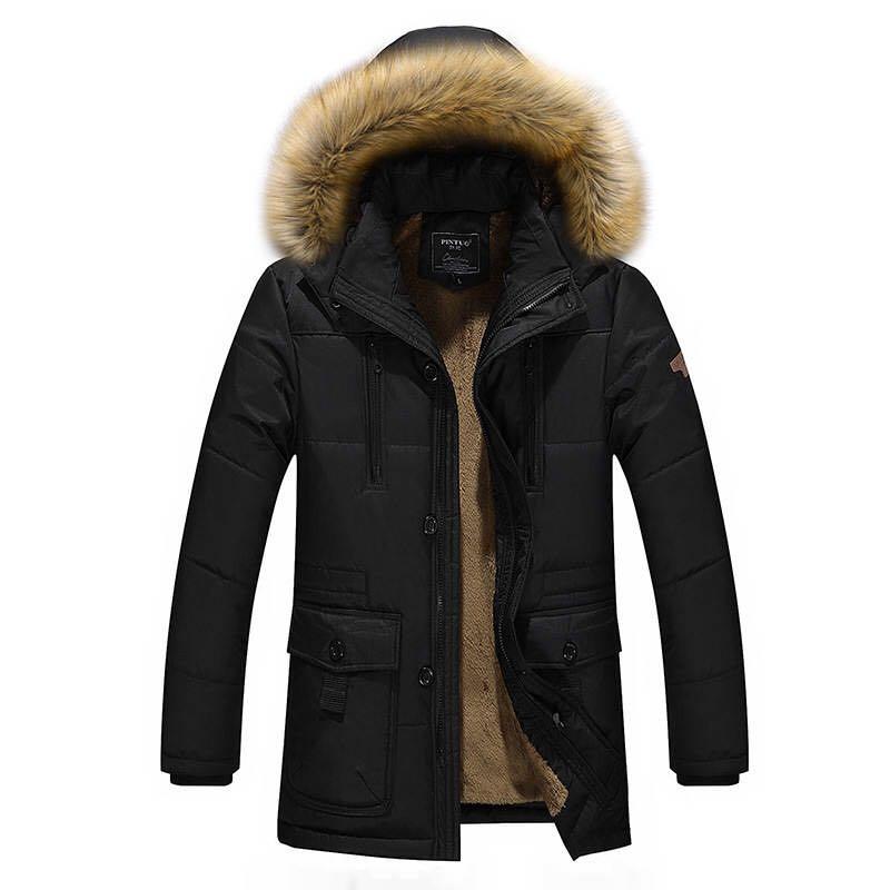 Winter padded jacket with hood (Category: Coats, Jackets and Outerwear) located in Quezon City. Submitted by itsjared (Listing ID 245313420, Image 1). Description: - XL size on tag but fits L - Worn once only on a trip - Bnew condition.