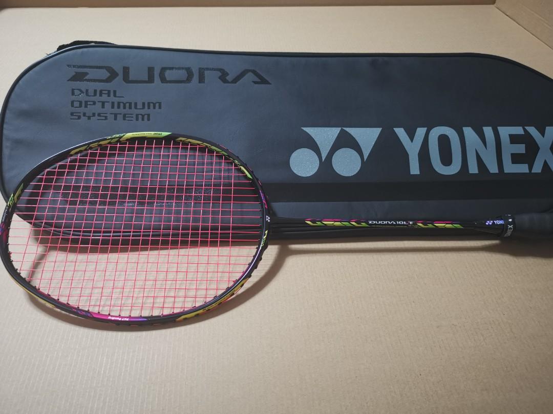 Wts Yonex Duora 10 Lt Badminton Racket Sports Sports Games Equipment On Carousell