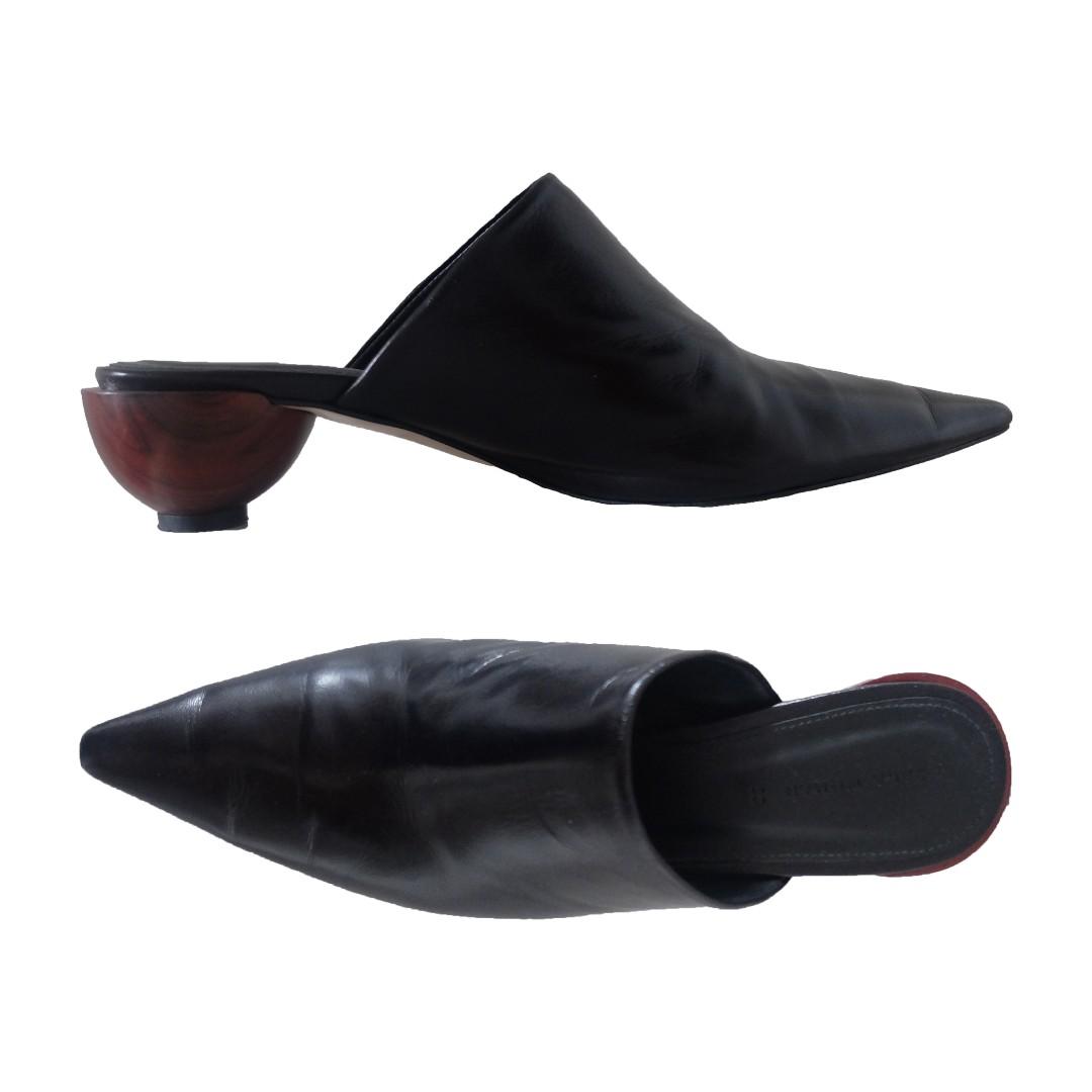 slip on kitten heels