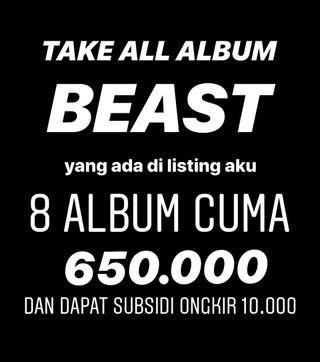 take all BEAST 8 album 100% original koleksi pribadi 