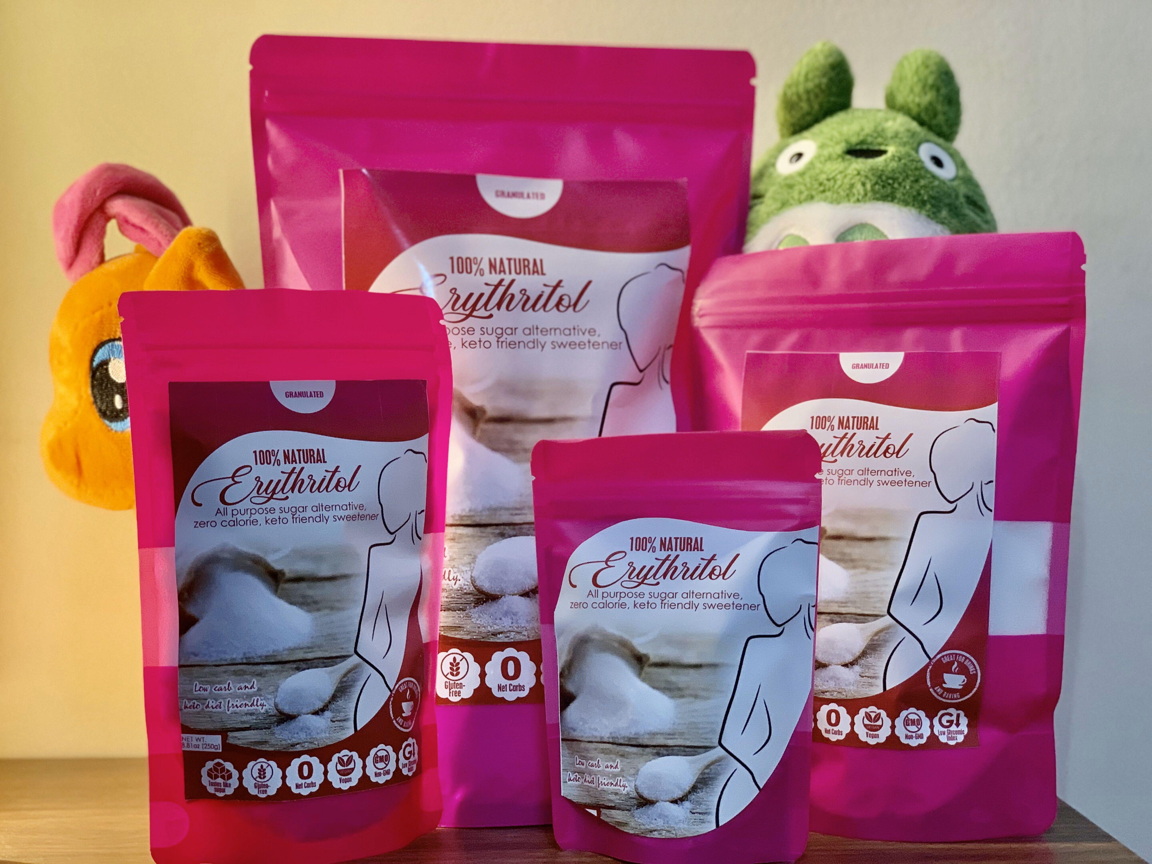 100 Natural Sugar Substitute Pure Erythritol Zero Calorie