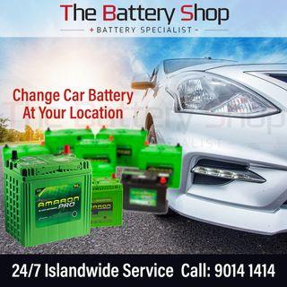 Best Price Car Battery Singapore 24HRS - Quality Amaron Car Battery