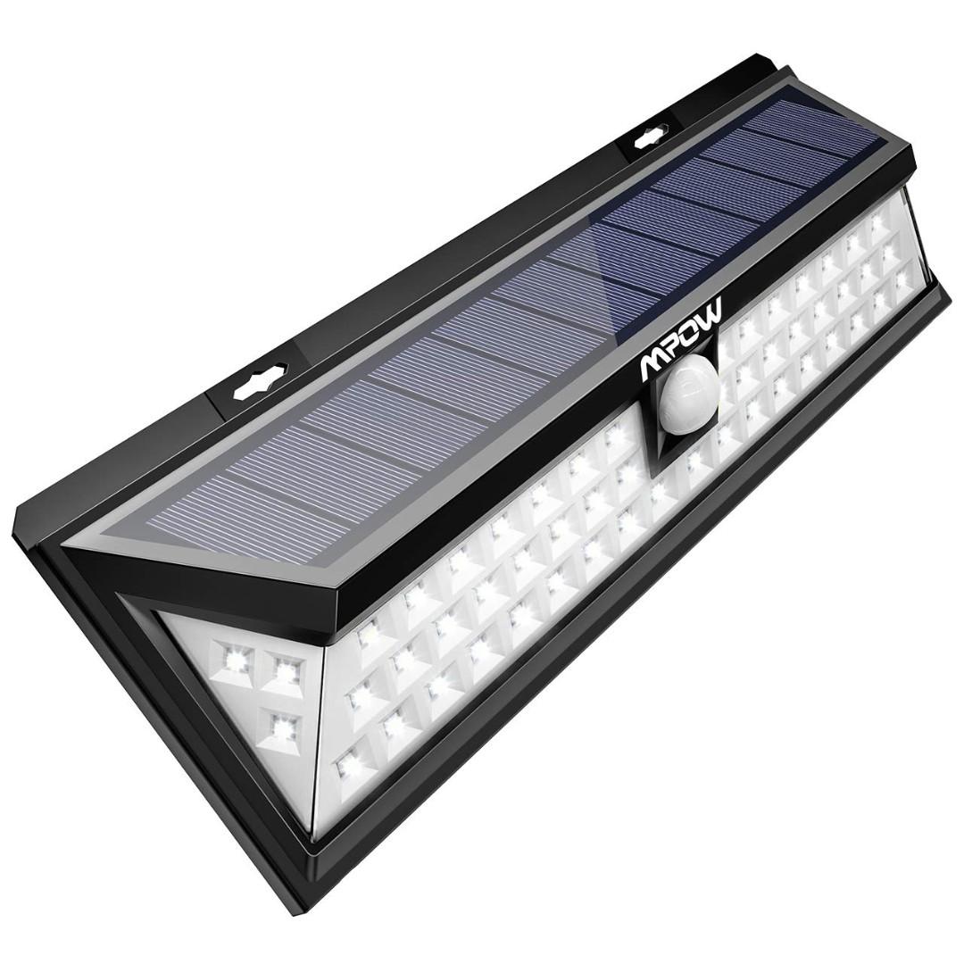 54 LED Solar Wall Lights Outdoor PIR Motion Sensor Security Lights Garden Lights 