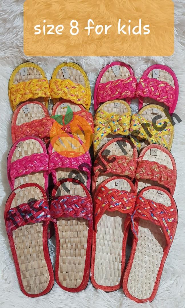 Abaca slippers for kids store