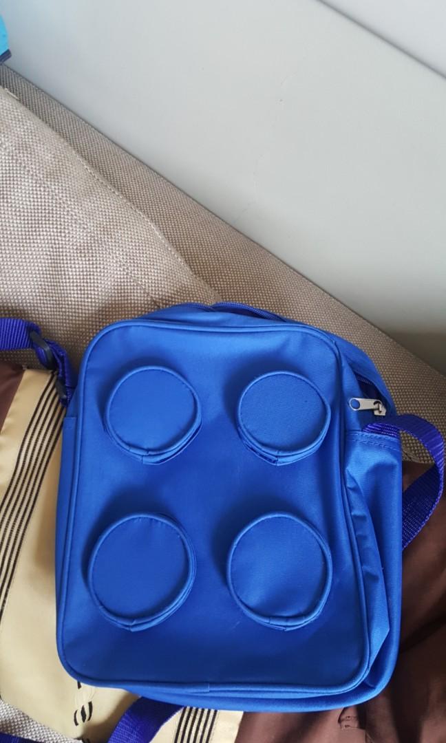 assorted kids bags (Category: Diaper Bags & Wetbags) located in Quezon City. Submitted by struddels (Listing ID 245540456, Image 1). Description: lego bag 250 mickey mouse insulated is at 250 galileo purple crossbag is 100 blue and red backpack is at 250 all brand new bags.