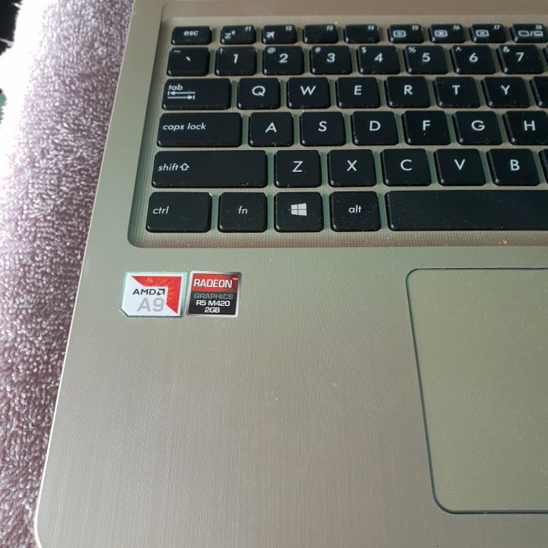 Asus Vivobook X540b Amd A9 With Radeon R5 M420 Electronics Computers Laptops On Carousell