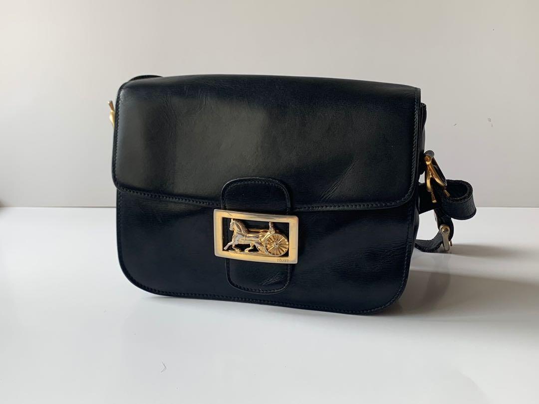 celine vintage horse carriage bag