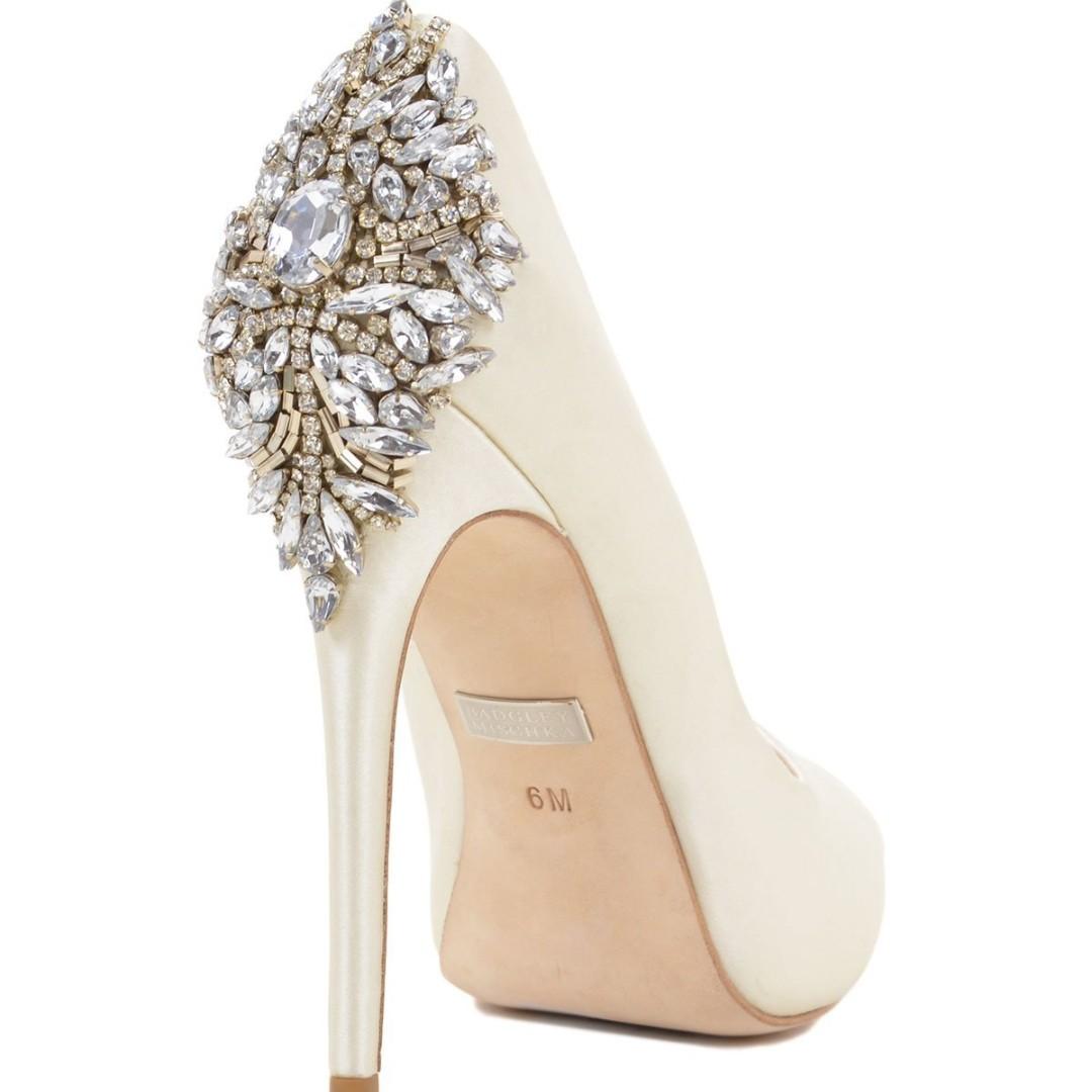 Badgley mischka clearance kiara wedding shoes