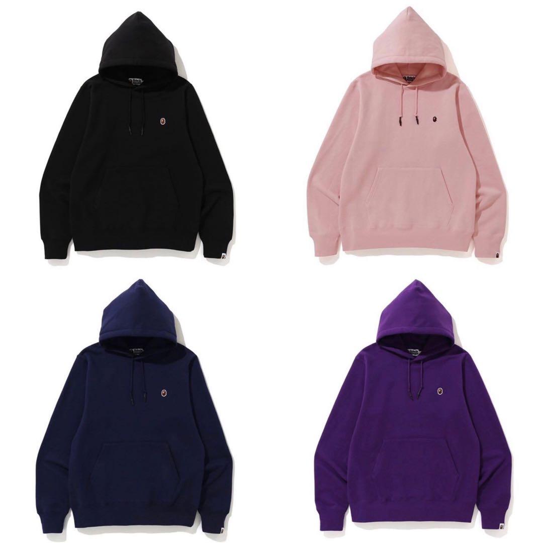 bape one point pullover hoodie