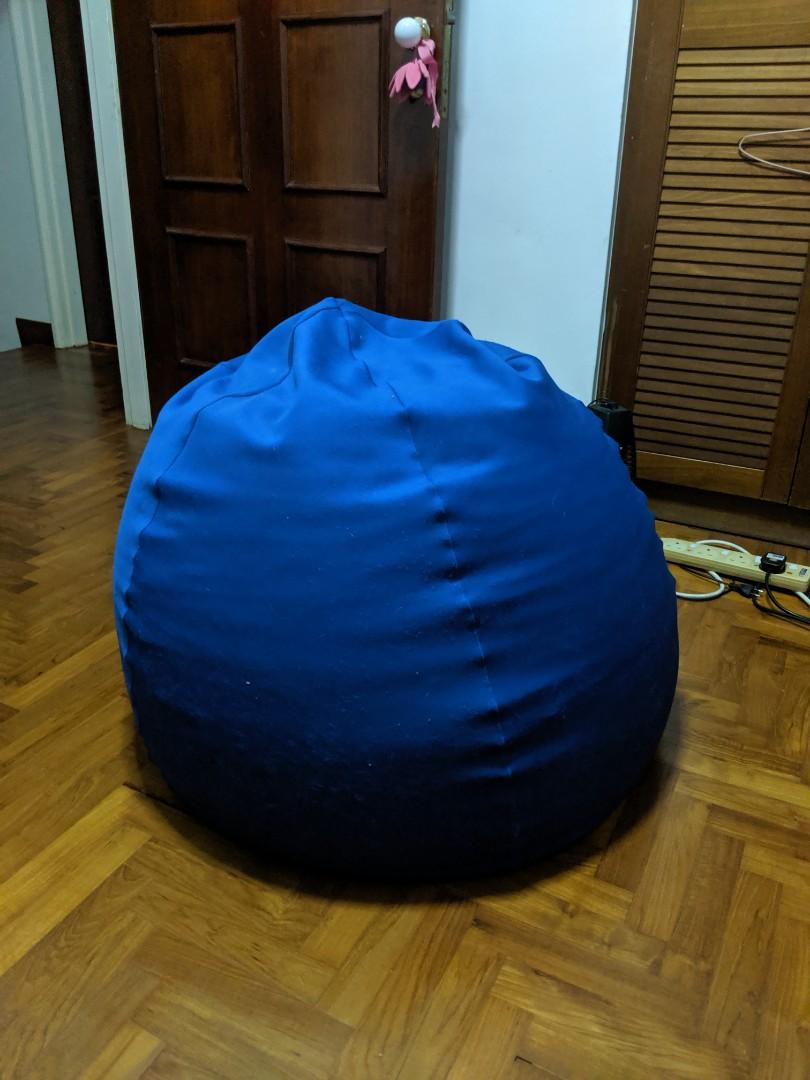 Blue Ikea Bean Bag Furniture Tables Chairs On Carousell