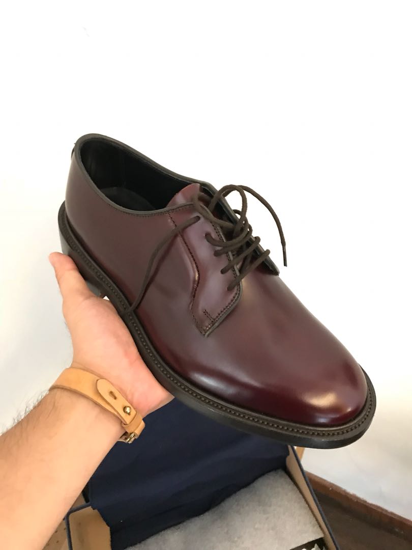 Tricker s Robert Leather Derby Shoes Burgundy Tricker s 54 OFF