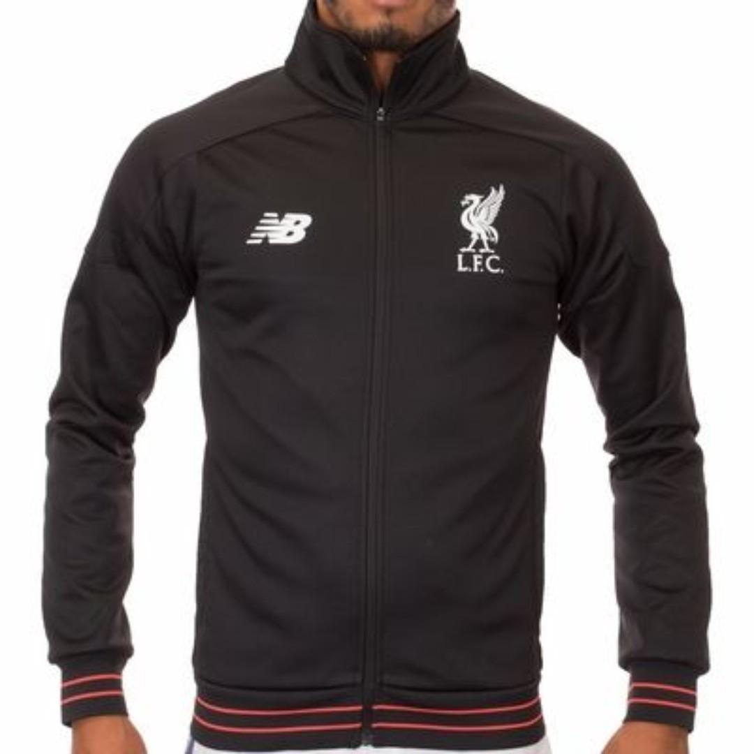 Brand New Liverpool Black Walkout Jacket Men s Fashion Coats