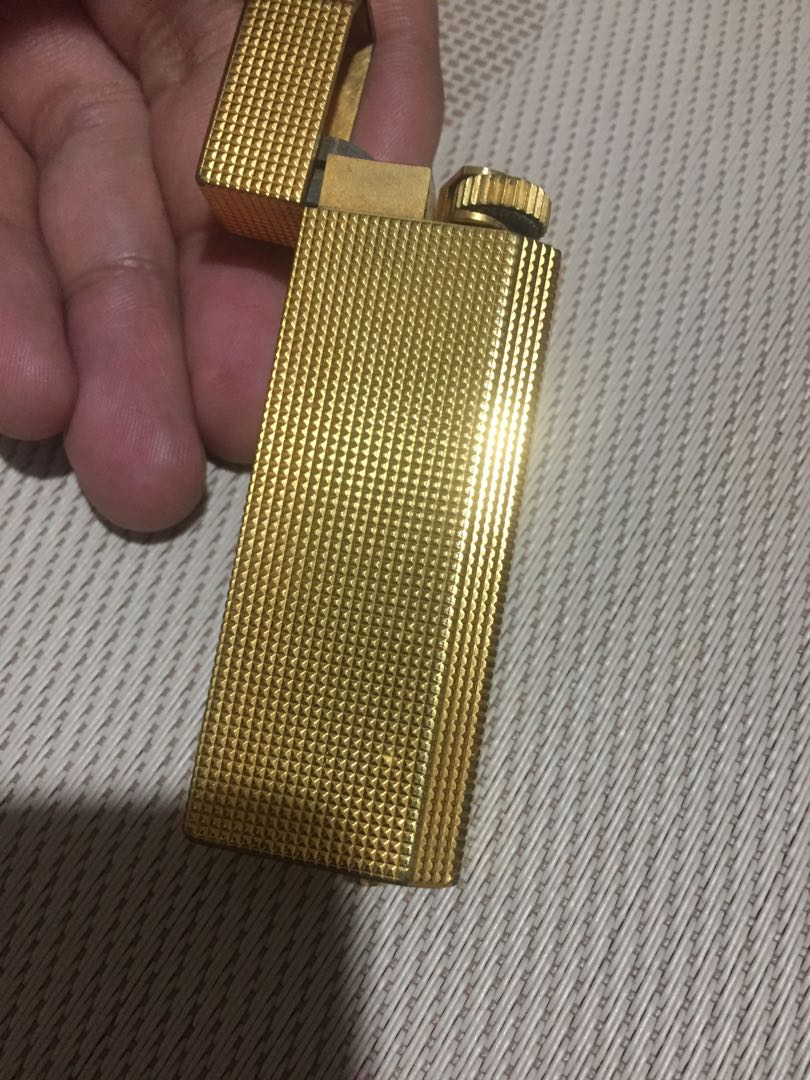 Cartier Lighter 5 Faces Gold Luxury Accessories on Carousell
