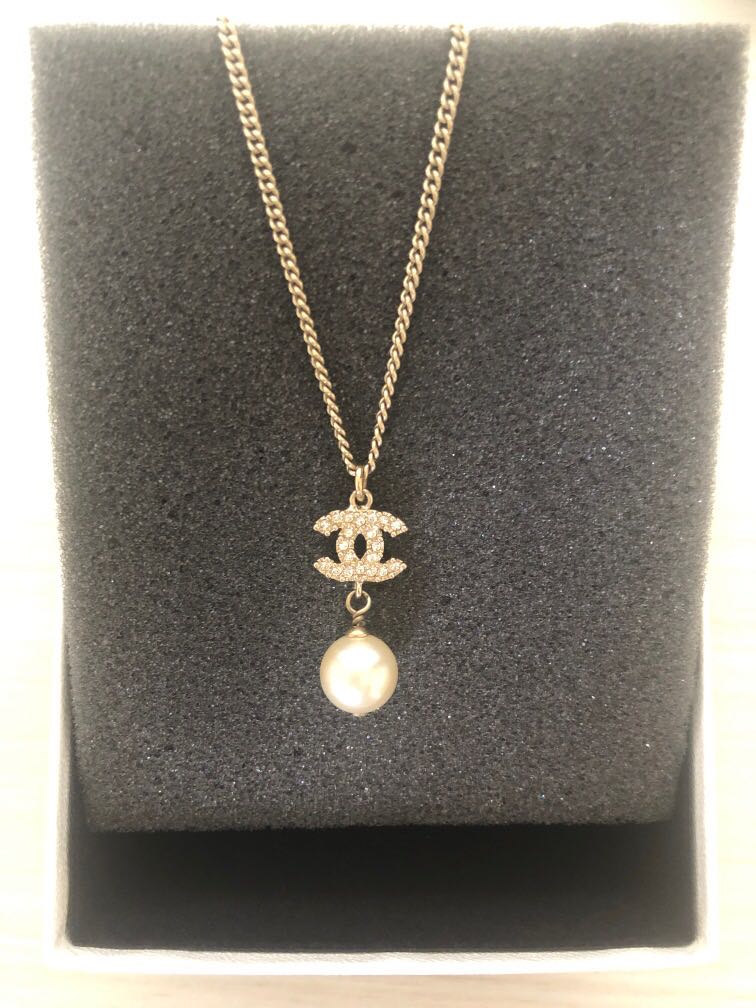 Chia sẻ 77+ về chanel necklace with pearl drop