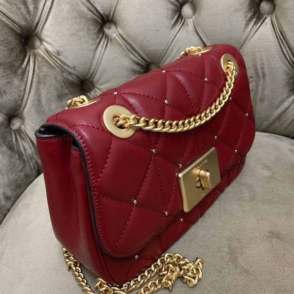 Cassidy crossbody with studded clearance diamond quilting