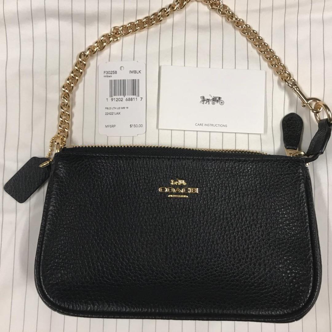 Coach small bag/pouchette (BRAND NEW WITH TAGS, W GIFT BOX) , Women's  Fashion, Bags & Wallets, Cross-body Bags on Carousell