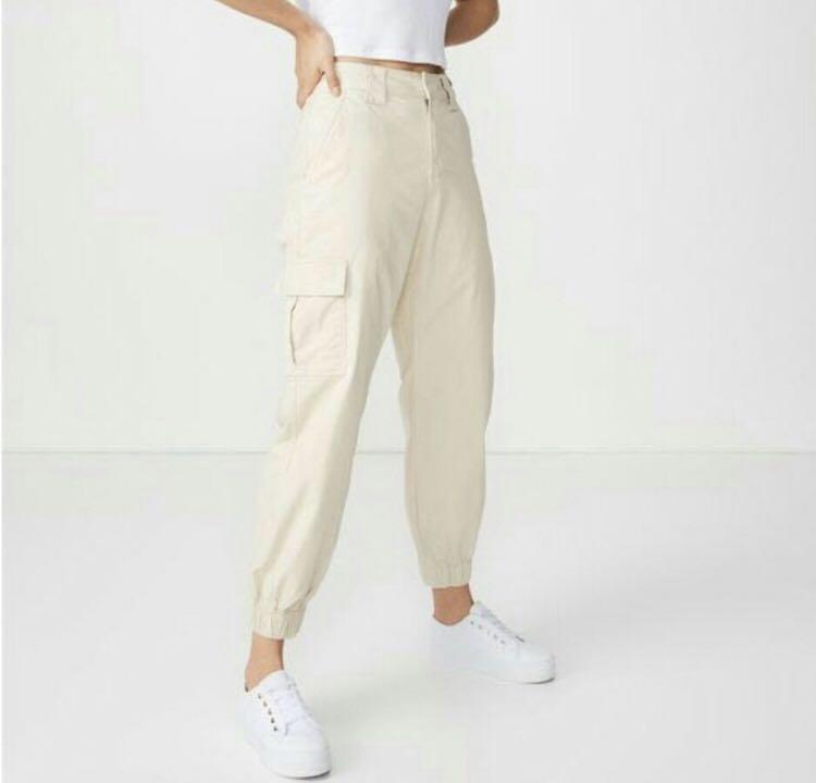 Cotton utility trousers clearance