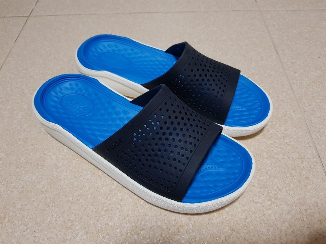 crocs literide slide sandals