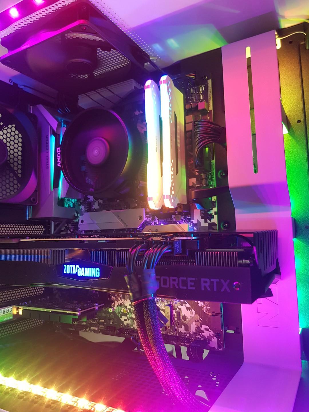 Custom Gaming PC (Ryzen 5 3600 RTX2060 Super AMP Extreme 16GB Corsair