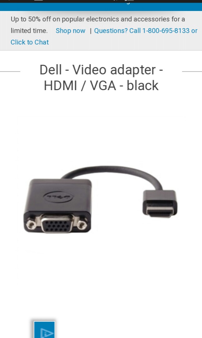 Dell HDMI to VGA Cable adapter on Carousell
