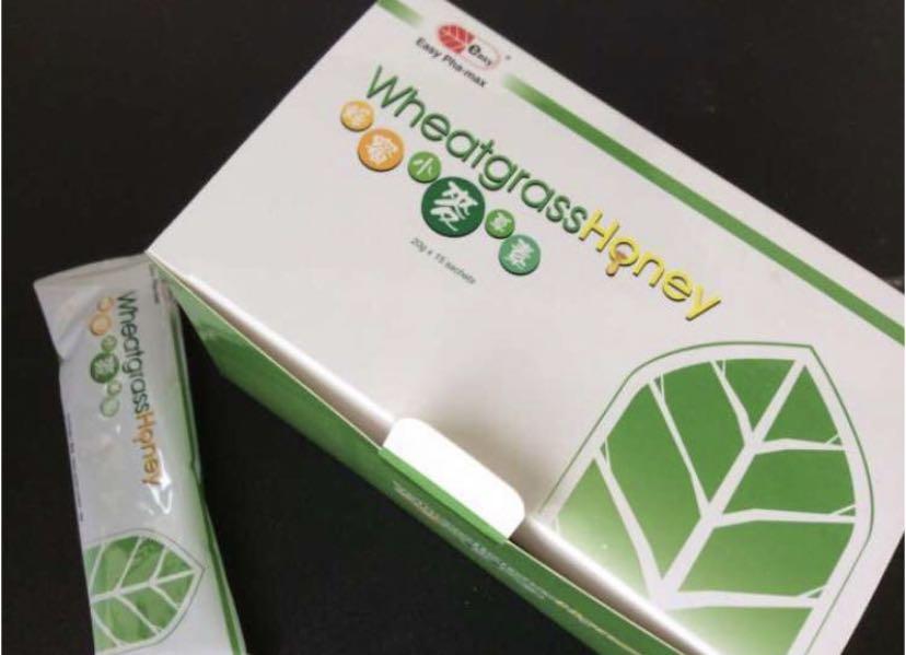 Easy Phamax Wheatgrass Honey 20g x 15 pack, Health & Nutrition, Health