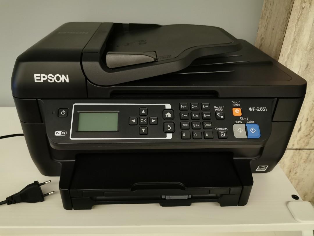 Epson WorkForce WF2651 WiFi Duplex AllinOne Inkjet Printer