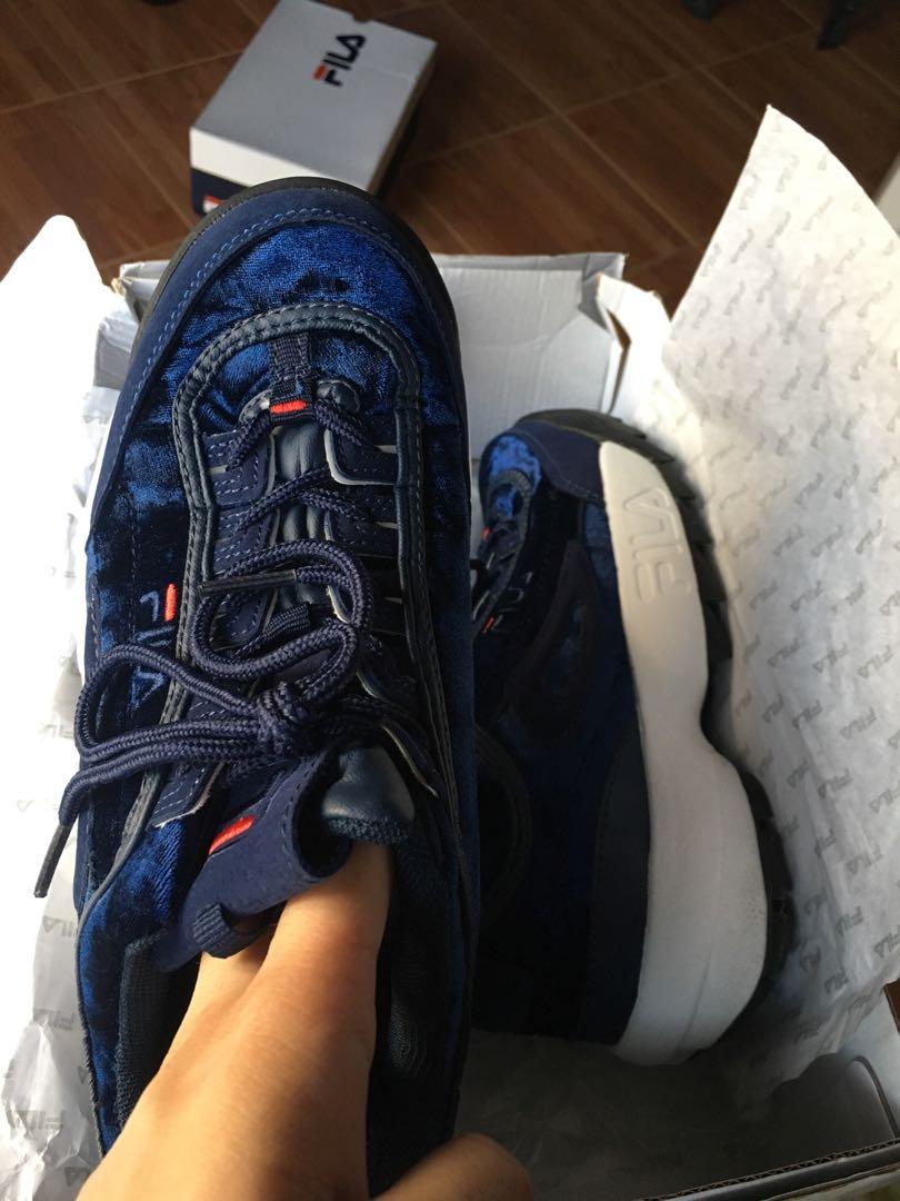 Fila disruptor blue velvet discount