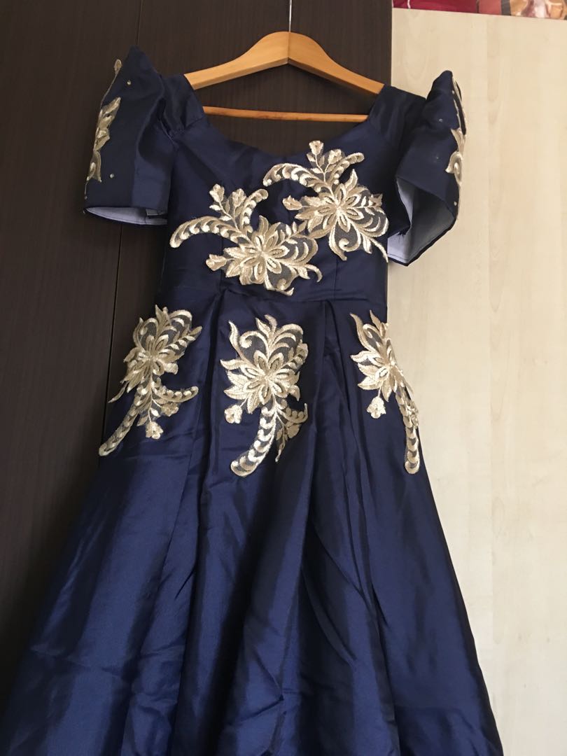 Navy blue shop filipiniana