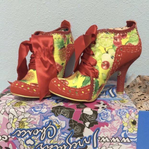 Red and sale yellow heels