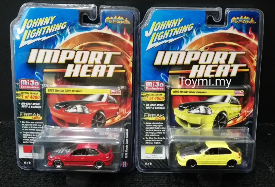 Johnny Lightning 1 64 Honda Civic Ek9 Set Toys Games Diecast