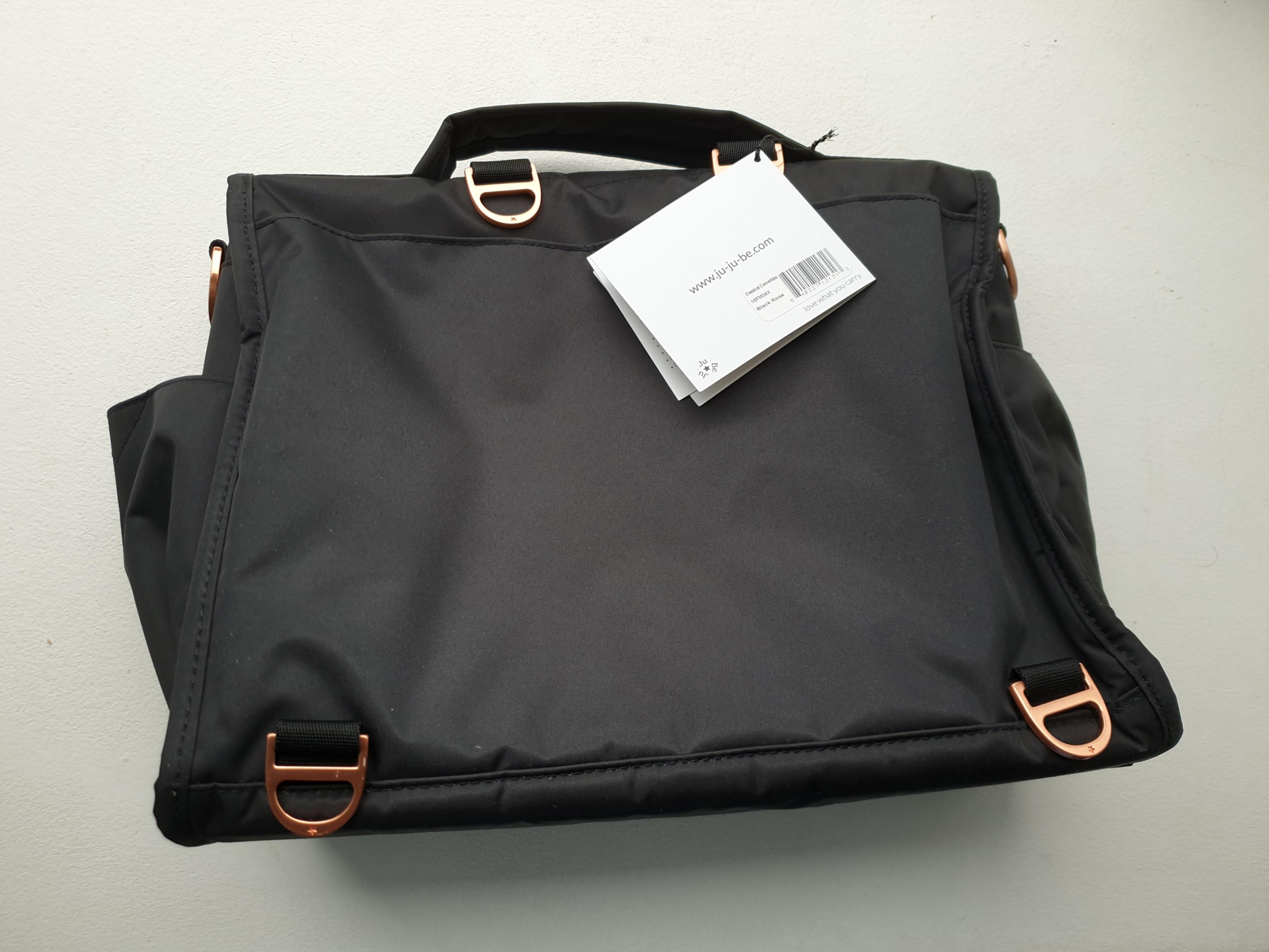 Jujube Classical Convertible Classic Black Rose Diaper Bag Babies Kids Going Out Diaper Bags Wetbags on Carousell