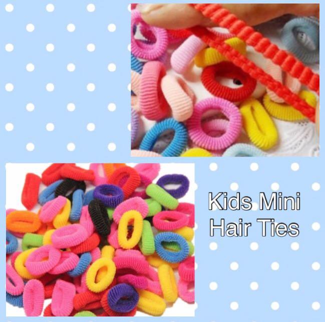 Kids Mini Hair Ties 20pcs Baby Girl Toddlers Hair Accessories