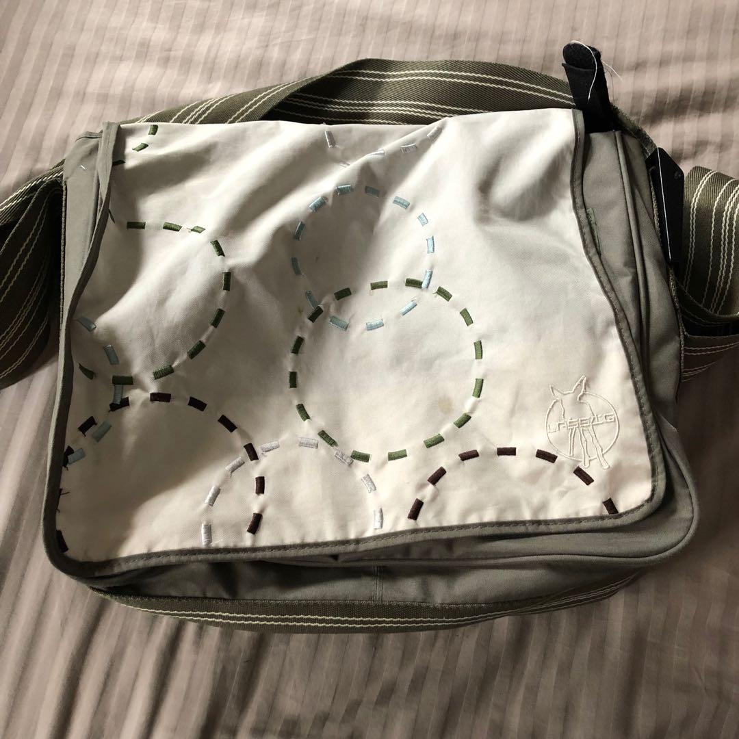 Lassig Baby Bag (Category: Diaper Bags & Wetbags) located in Antipolo. Submitted by fasph (Listing ID 245539421, Image 1). Description: Good quality. Really lightweight and easy to maintain. Complete accessories (diaper changing pad, detachable bottle holder, pouch) Adjustable strap With minor stains in front. Hardly noticeable. Bought originally for almost 4k.
