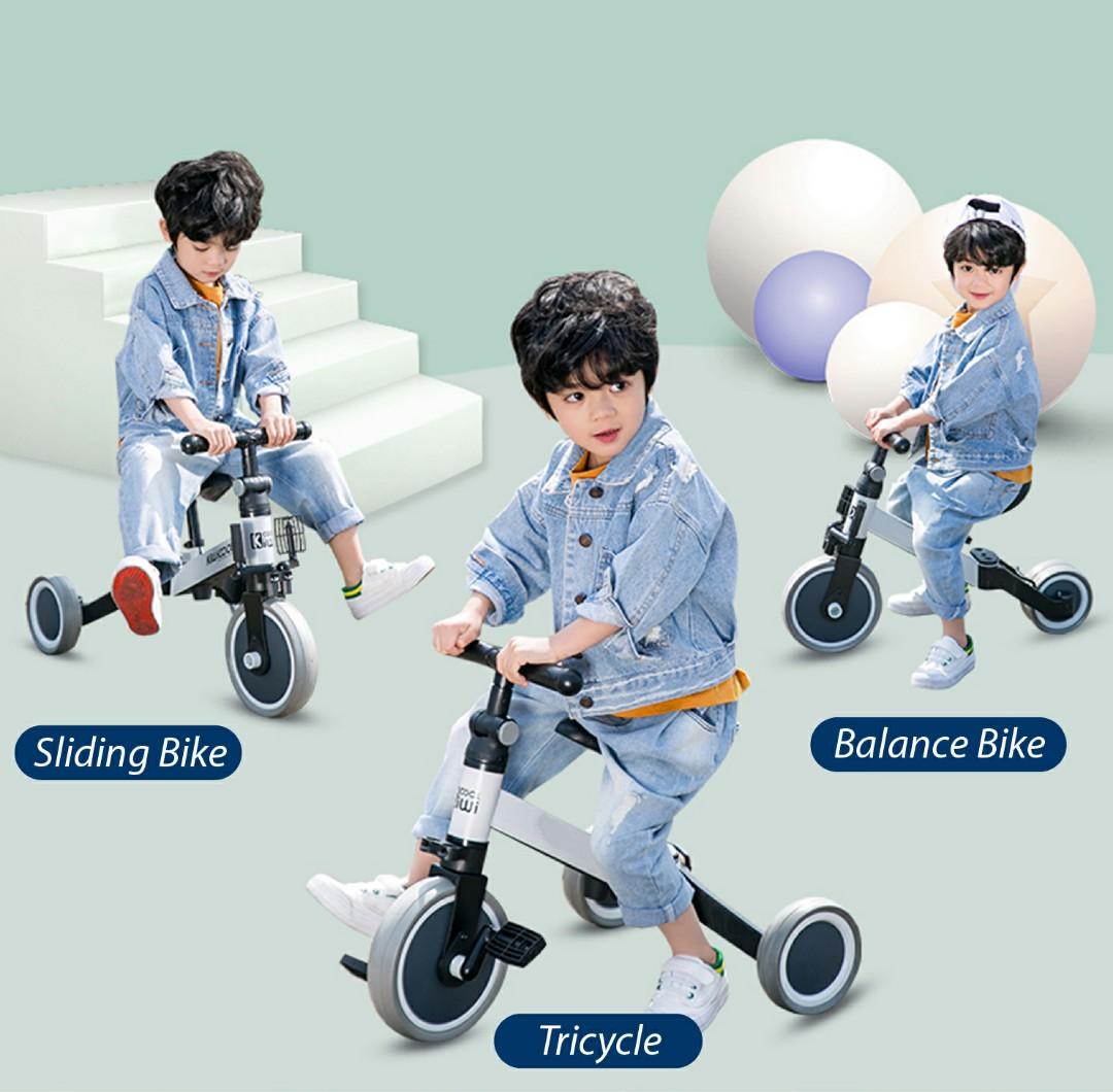 Lecoco Tiny Plus Kids Tricycle Vs Balance Bike for 18 months to 6 years old Sports Equipment Bicycles Parts Bicycles on Carousell