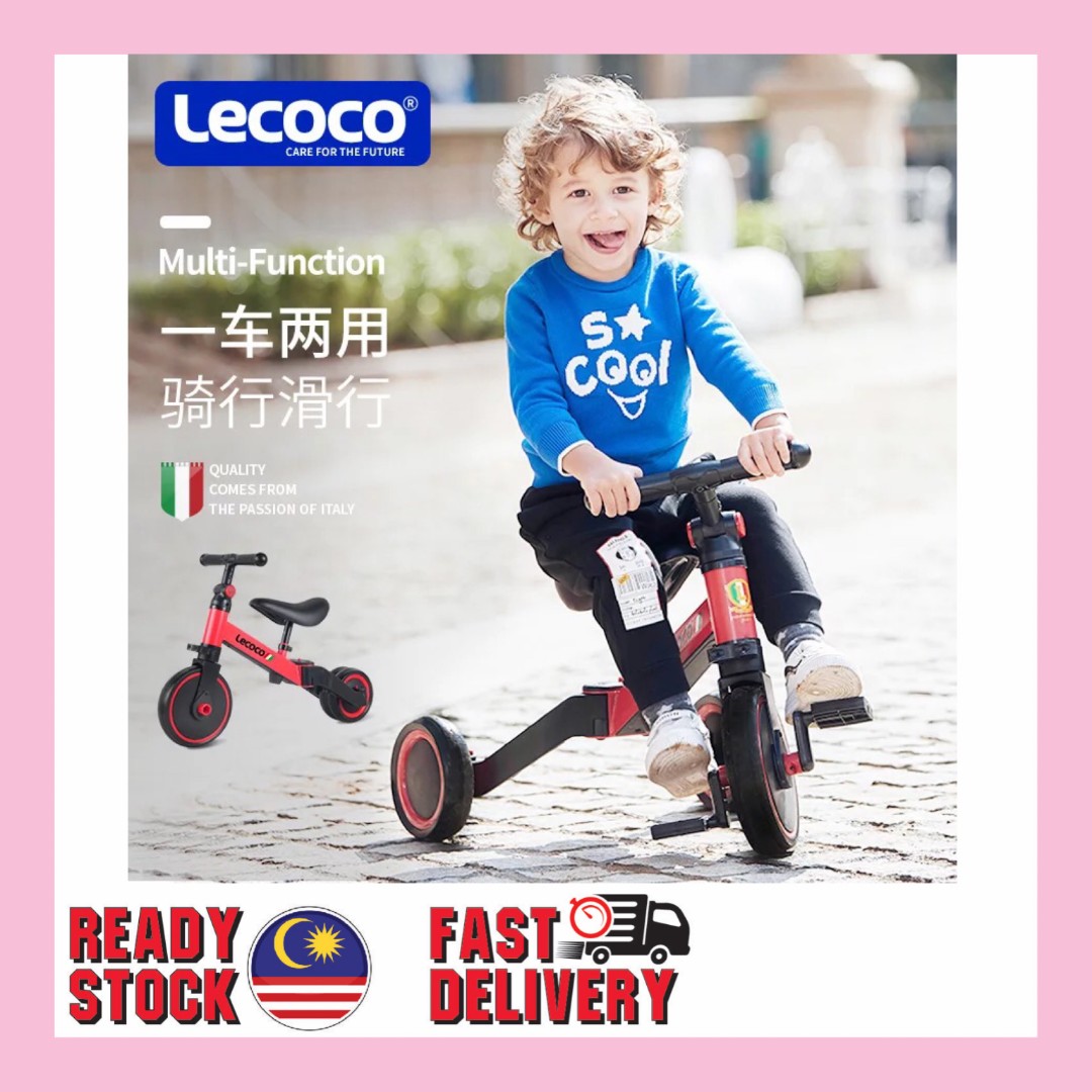 Lecoco Tiny Plus Kids Tricycle Vs Balance Bike for 18 months to 6