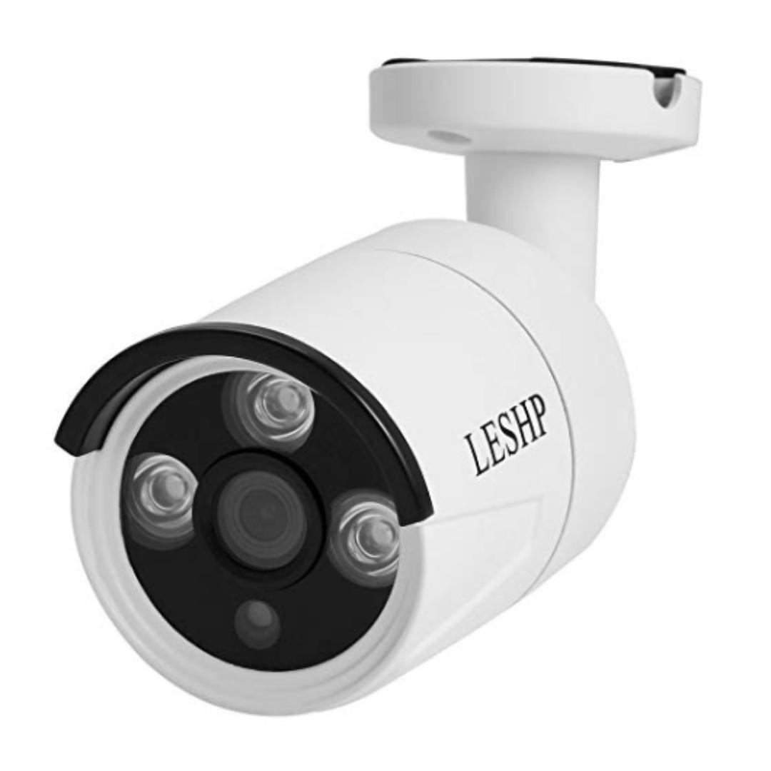 LESHP Outdoor IP Camera POE 1080P WIFI Wireless Security Night Vision