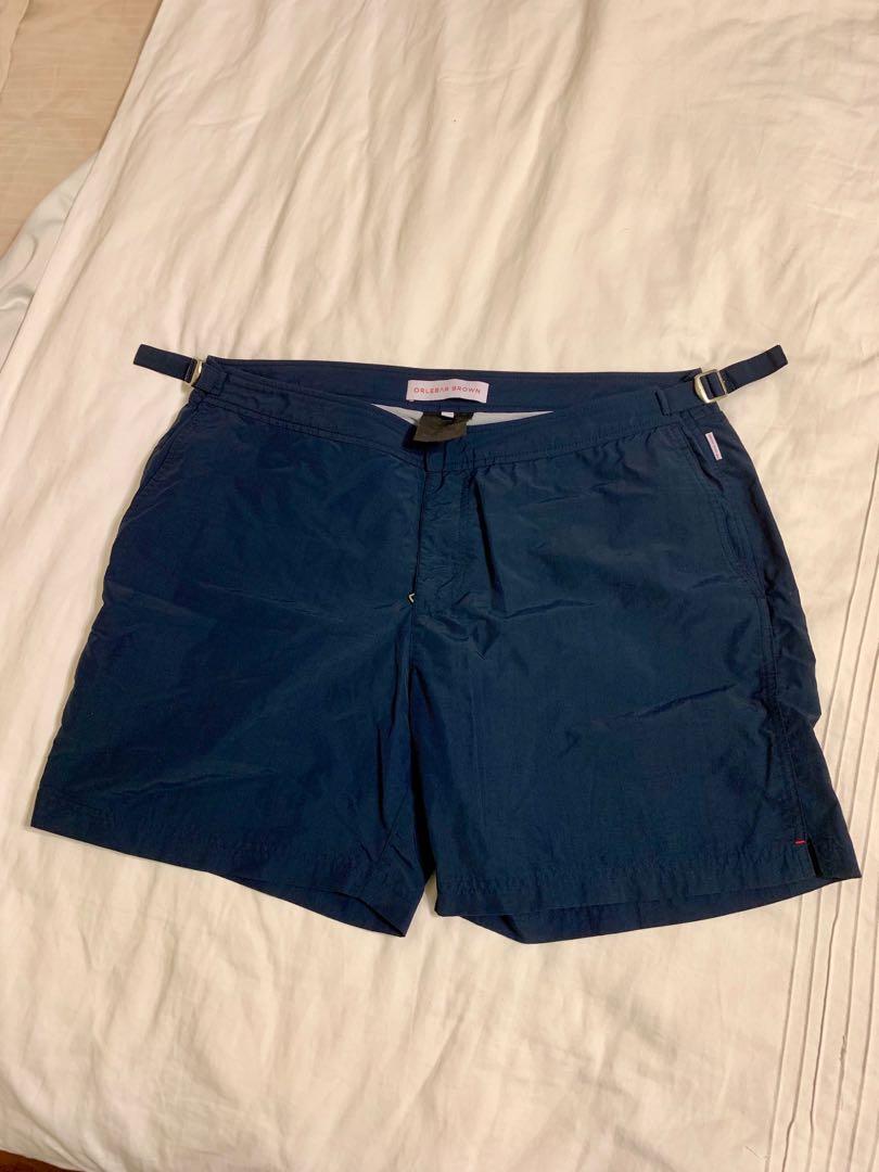 mens khaki swim shorts