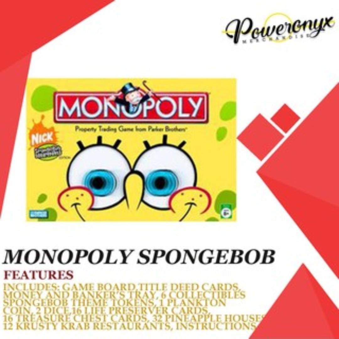 Monopoly Spongebob Board Game Toys Games Others On Carousell